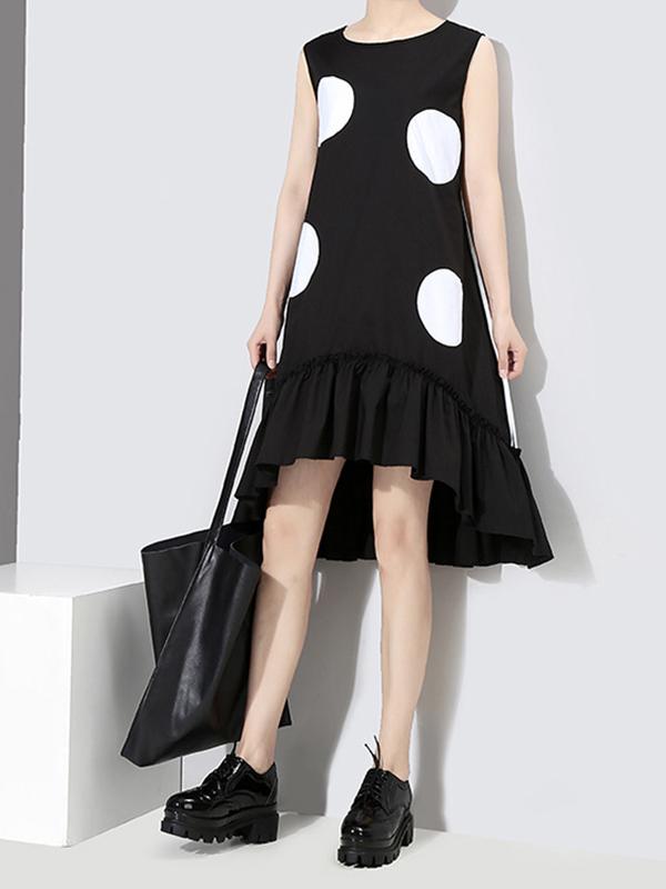 Original Polka-Dot Sleeveless Dress