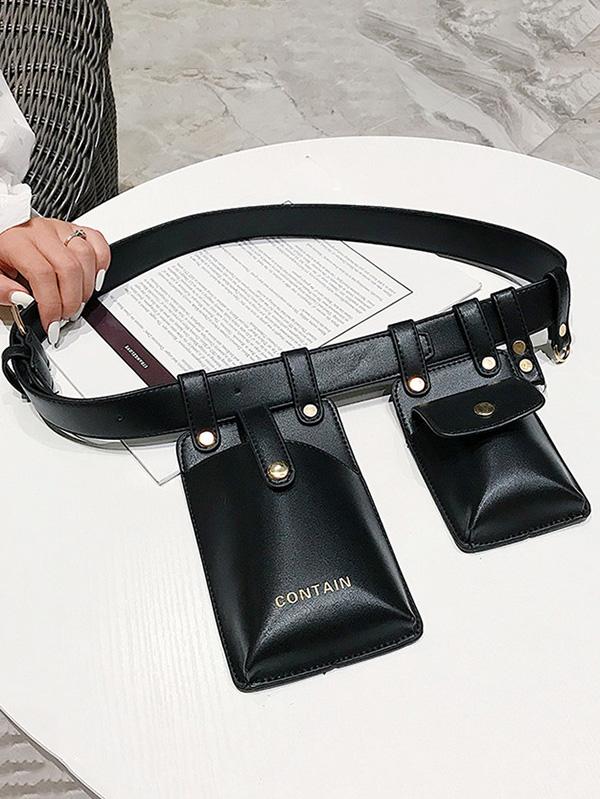 Trendy Belt Two Bags