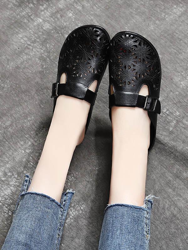 Hollow Out Comfortable Flat Slipper