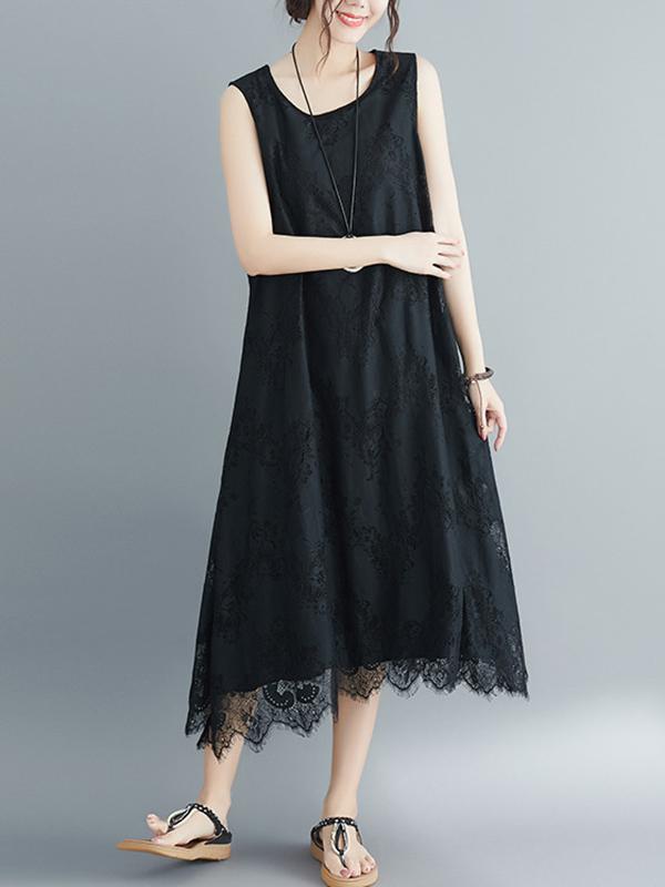 Lace Sleeveless Dress