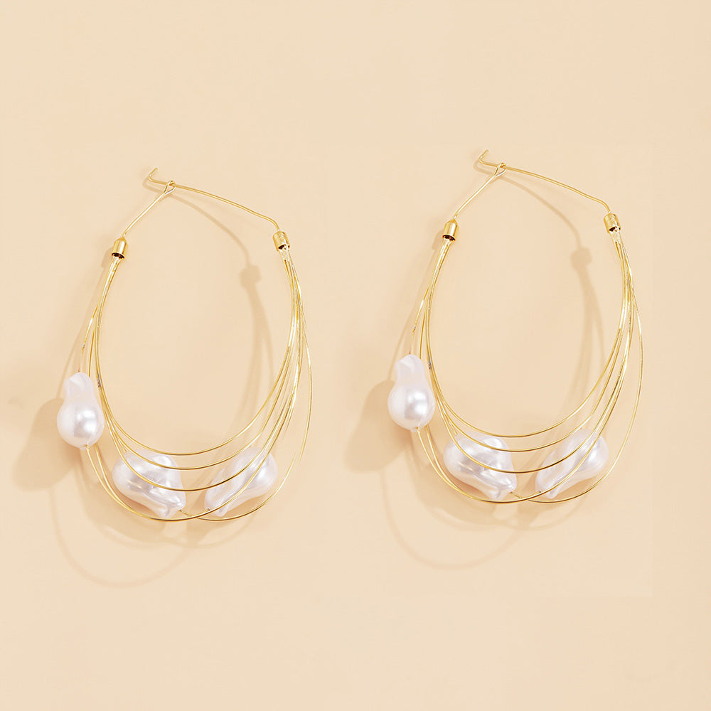 Handmade Geometric Personality Earrings
