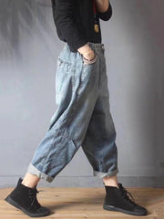 Loose Jean Harem Pants