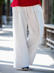 Loose Pure Color Comfortable Linen Pants