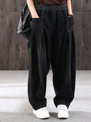 Retro Loose Big Size Baggy Pants Bloomers Jeans