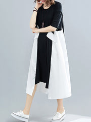 Original Irregularity Split-Joint Dress