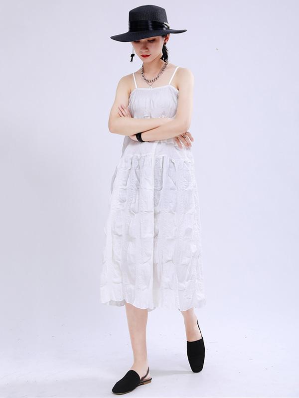 New Casual Sleeveless Suspender Dress