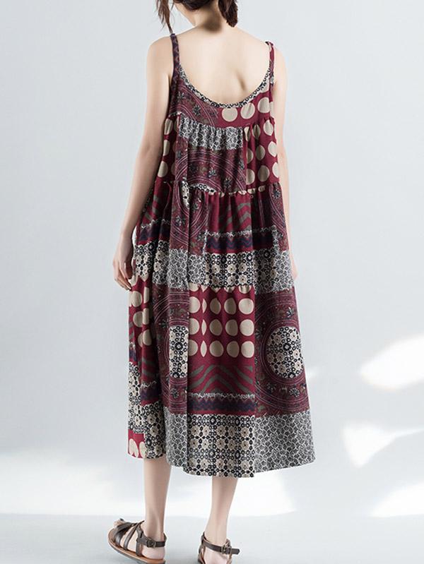 Loose National Slip Dress