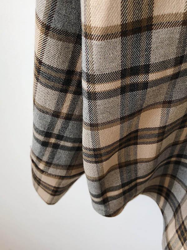 Vintage Plaid Casual Shirt