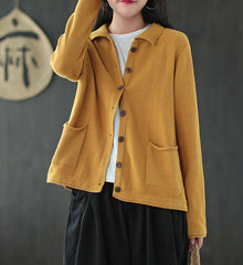 Vintage Lapel Loose-Fitting Coat