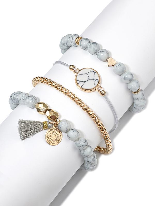 Fashion 4pcs Vintage Aolly Bracelets Accessories