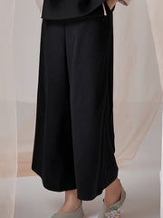 Retro Ethnic Style Loose Waist Zen Casual Pants