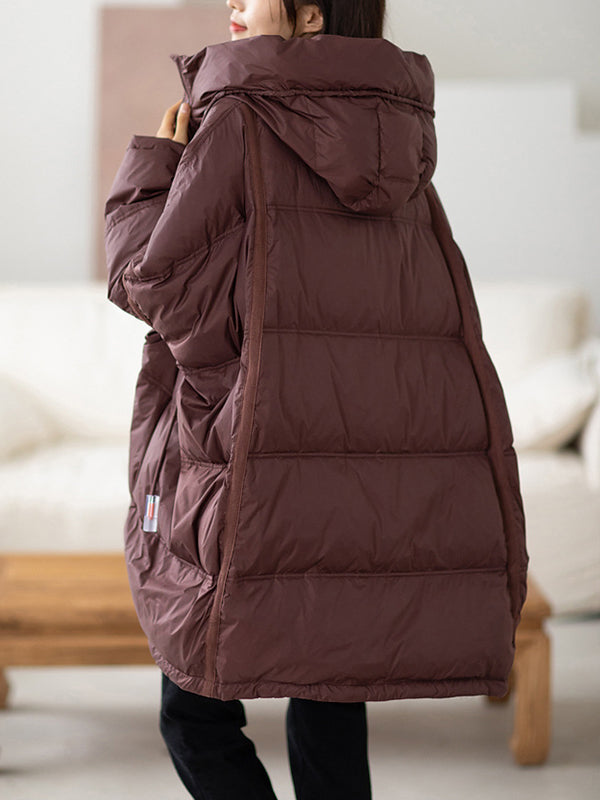 Casual Hooded Loose Down Coat