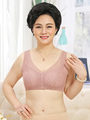 Lace Comfortable Tank Top Type Thin Section Without Steel Ring Underwear Bra