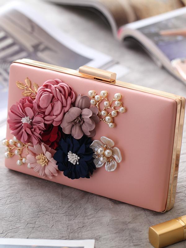 Applique Beads Cheongsam bag Handbag