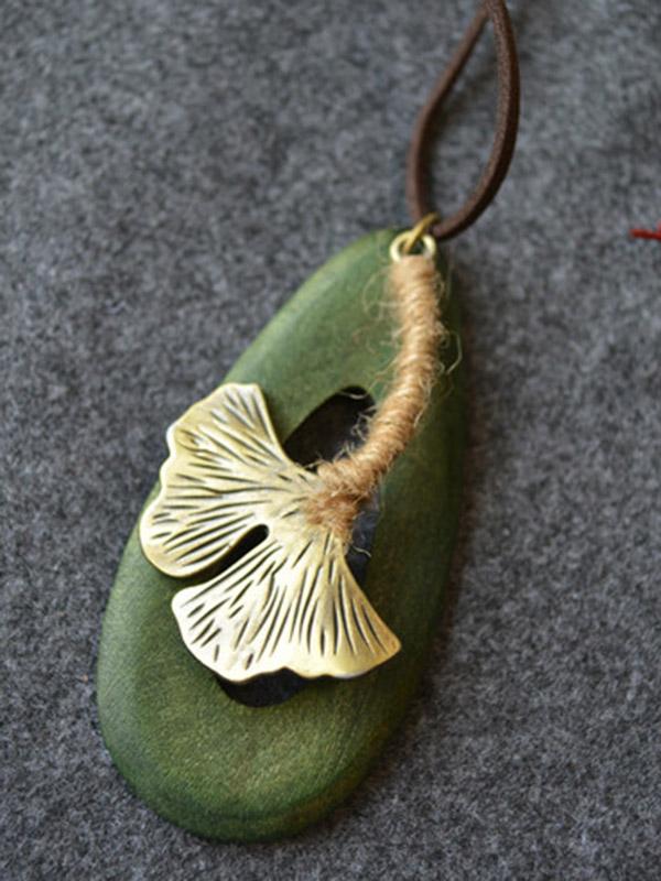 Delicate Leaves Handmade Necklace