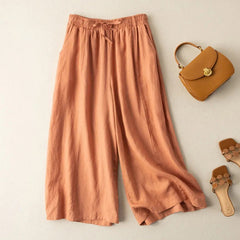 Loose And Versatile Casual High-Waisted Wide-Leg Pants