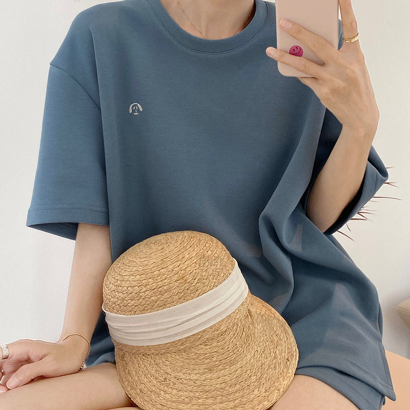 Summer Short Sleeves Casual Loose Suits