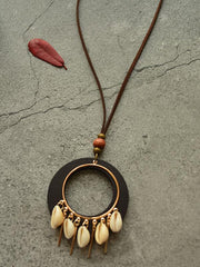 Retro National Woods Split-Joint Necklace