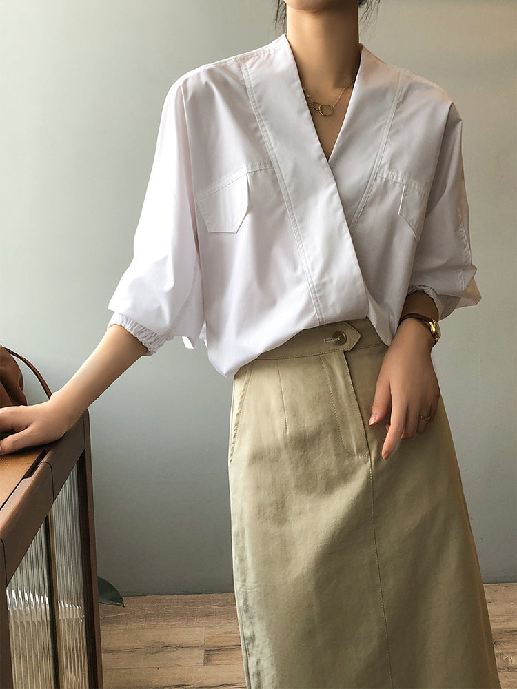 Loose Casual Half Sleeve Shirt