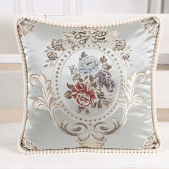 Ethnic Floral Embroidered Pillow Case