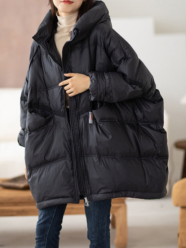 Casual Hooded Loose Down Coat
