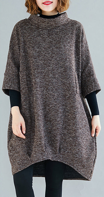 Plus Size Knitted Loose Dress