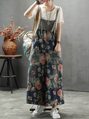 Loose Light Wide Leg Jumpsuits Bottom