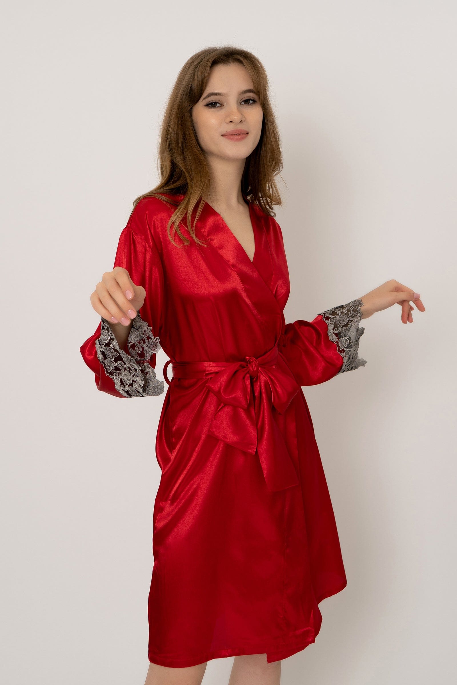 Yalina Robe-Red