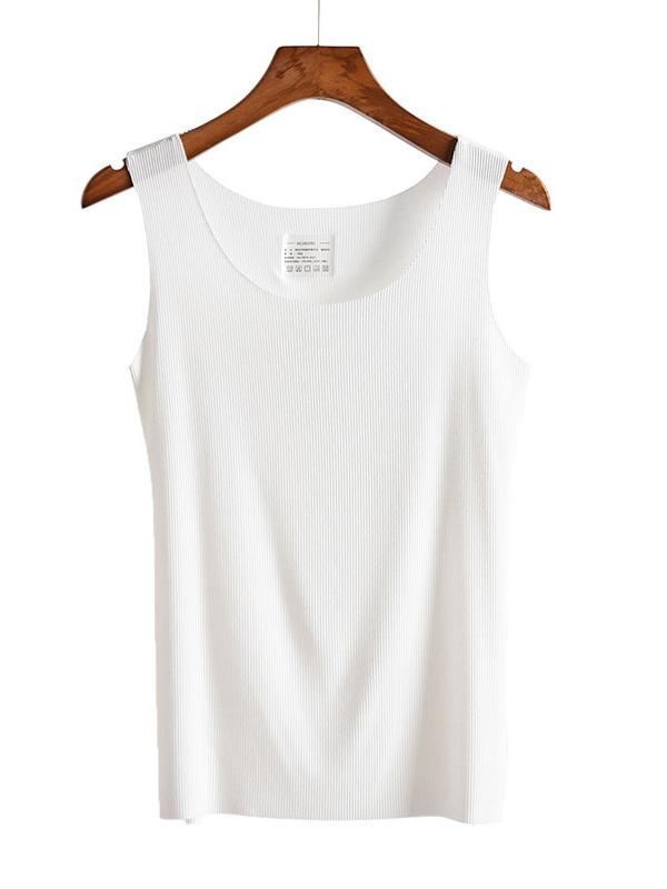 Comfortable Solid Color Sleeveless Vest