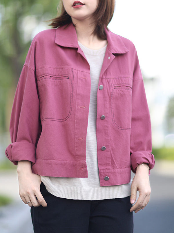 Women Casual Loose Denim Jacket