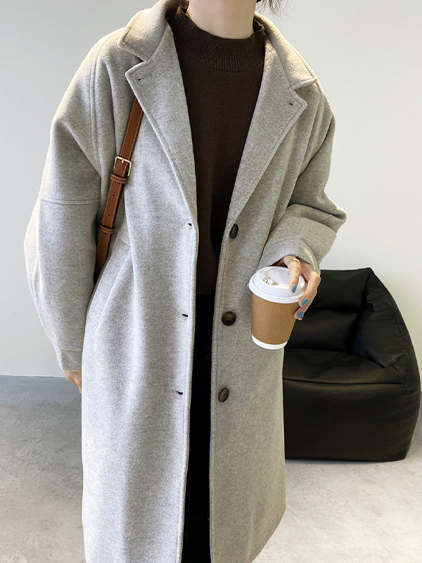 Women Retro Silhouette Loose Coat