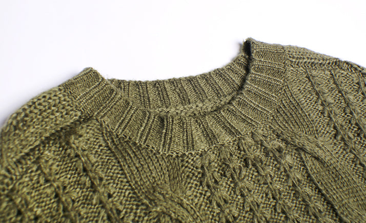 Pullover Lazy Style Cocoon Sweater