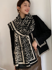 Retro Printed All-Match Scarf Shawl