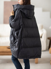 Casual Hooded Loose Down Coat