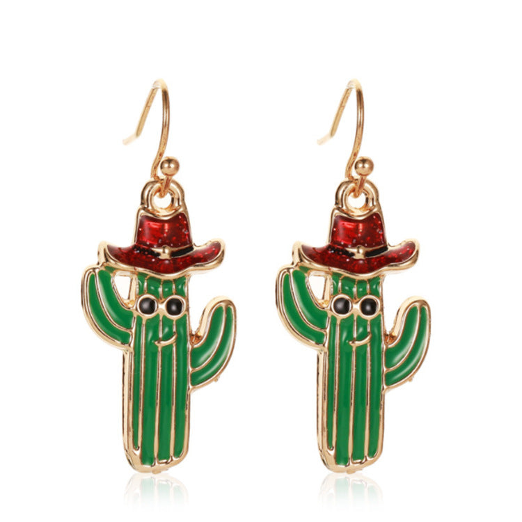 Women Cartoon Tassel Earrings