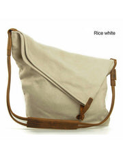 Simple Literature Worn Shoulder Convas Bag