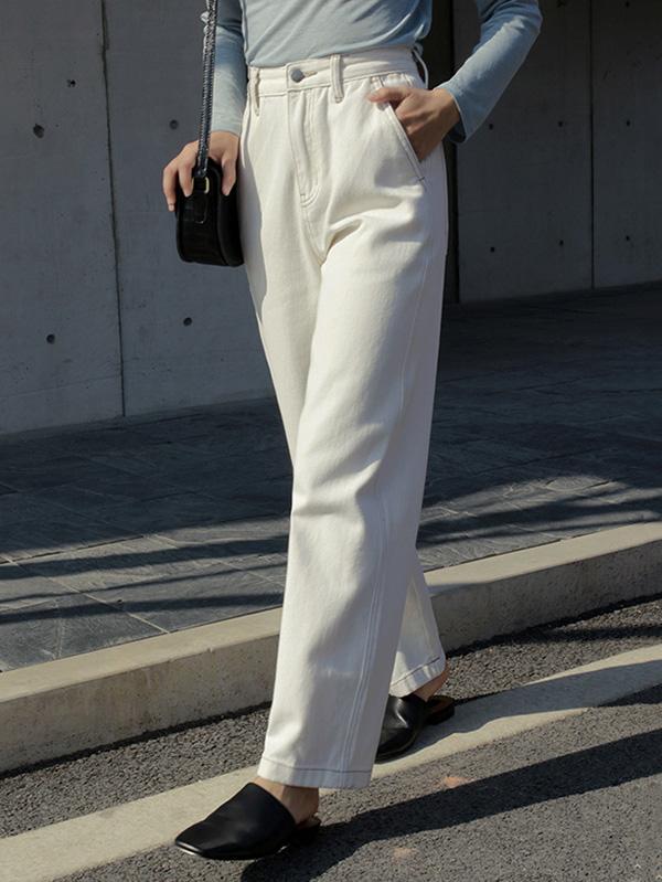 Empire Loose Straight Leg Pants