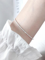 Simple Silvering Bracelet