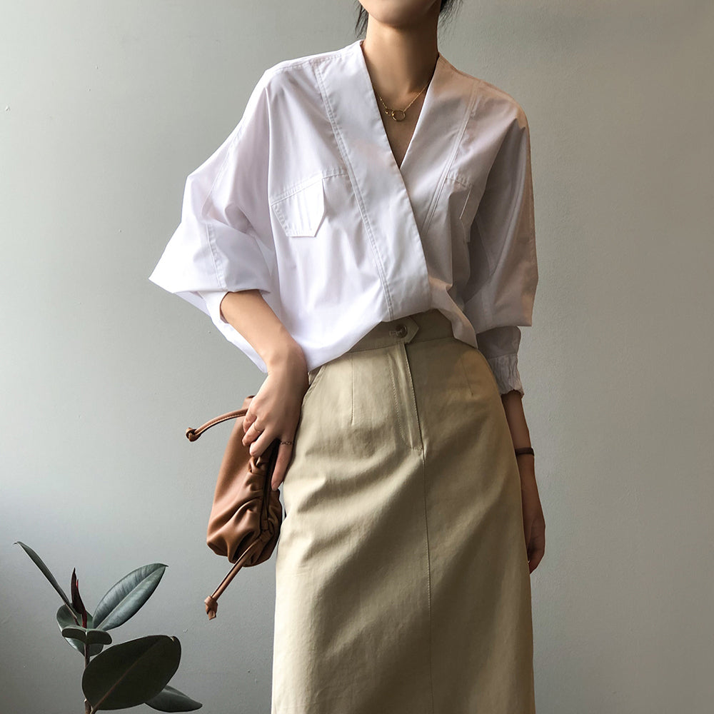 Loose Casual Half Sleeve Shirt