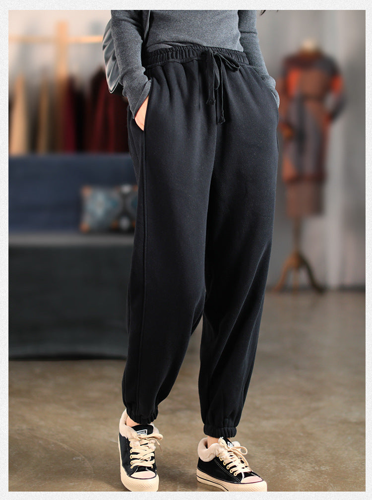 Women Retro Loose Casual Pants