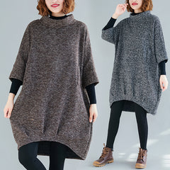 Plus Size Knitted Loose Dress