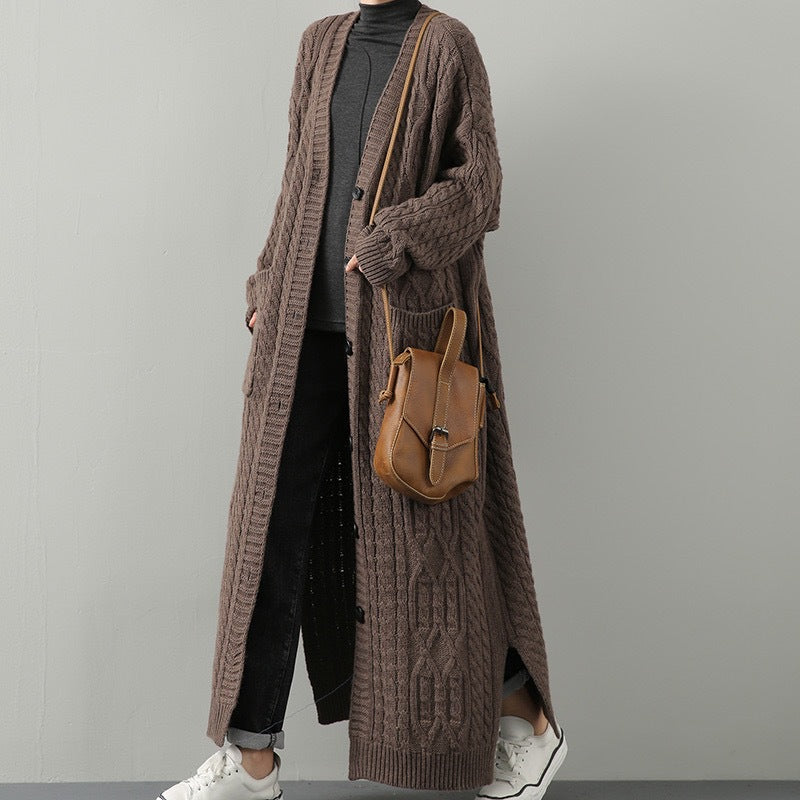 Lazy Wind Sweater Cardigan Coat