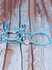 Daisy Pattern Colorful Bracelet Set