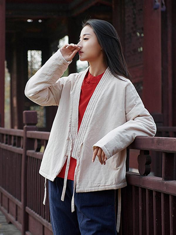 Retro Improved Short Hanfu Coat