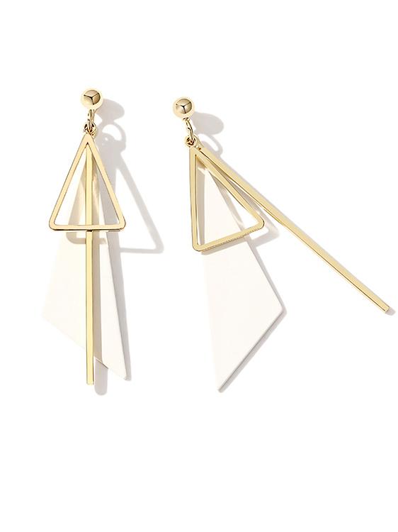 Normcore Geometry Triangle Earrings