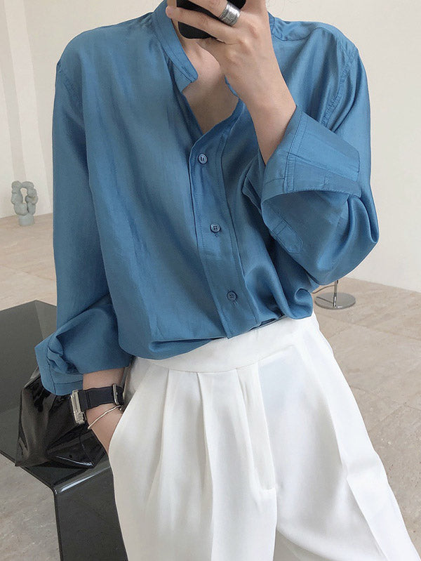 Original See-Through Sun-Protection Blouse Tops