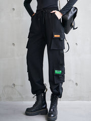 Casual Solid Stylish High-Waisted Pants