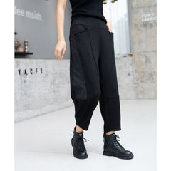 Simple Split-Joint Loose Casual Pants