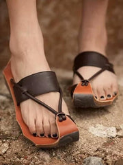 Funny Designed Cowhide Soft Slipper