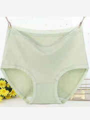 3Pcs Casual Breathable High Waist Seamless Panties